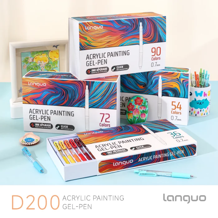 Click acrylic gel pens -05