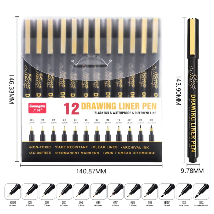 Collector's Gold Needle Tube Pen-01 Collector's Gold Needle Tube Pen-01