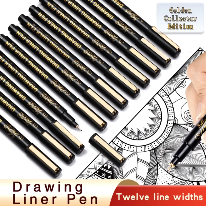 Collector's Gold Needle Tube Pen-03 Collector's Gold Needle Tube Pen-03