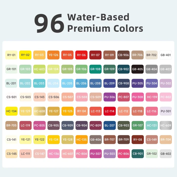 Direct Liquid Style Acrylic Marking Pen Set-96colors-7 Direct Liquid Style Acrylic Marking Pen Set-96colors-7