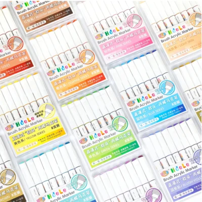 Direct liquid soft-tip acrylic marker-18