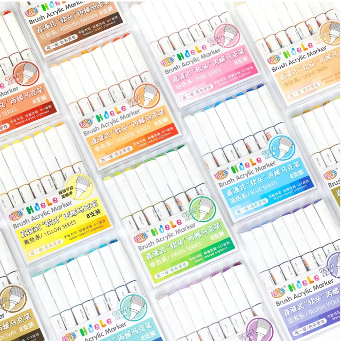 Direct liquid soft-tip acrylic marker-18