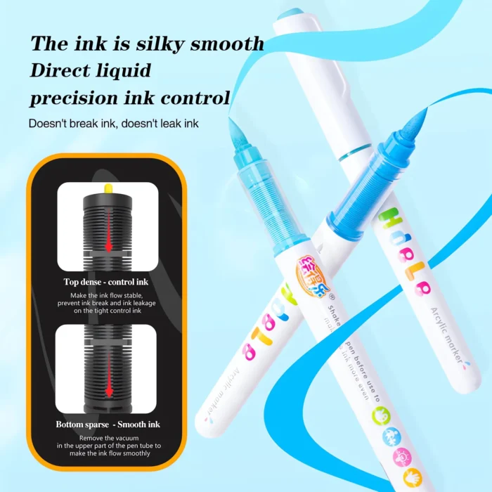 Direct liquid soft-tip acrylic marker-19 Direct liquid soft-tip acrylic marker-19