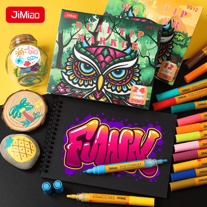 Double-head valve acrylic markers-03