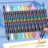Double-headed direct-flow single-color acrylic pen set-01