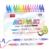 Double-headed direct-flow two-color acrylic pen set-04