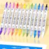 Double-headed direct-flow two-color acrylic pen set-06