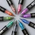 Double headed metal straight liquid acrylic marker pen cross-border-07