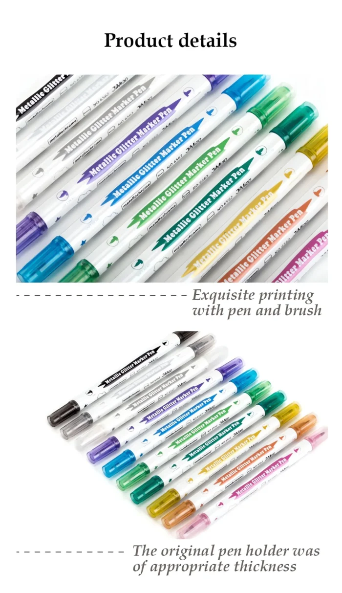 Double-headed metallic marker pens-11 Double-headed metallic marker pens-11