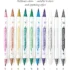 Double-headed metallic marker pens-5