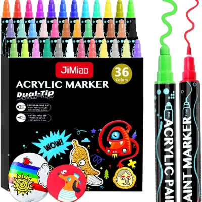 Dual tip acrylic paint markers-04