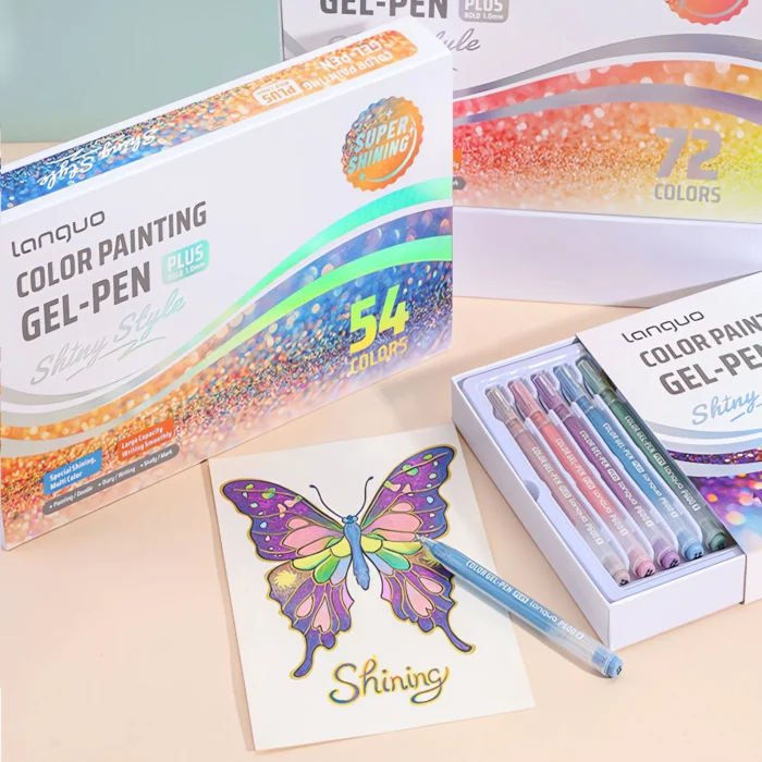 Glitter Effect Drawing Pens Set-20 Glitter Effect Drawing Pens Set-20