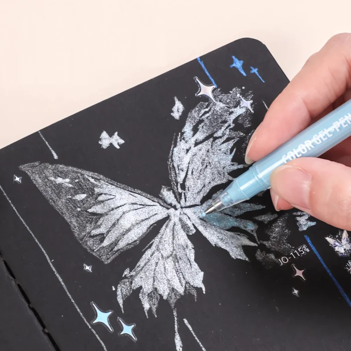 Glitter Effect Drawing Pens Set-24 Glitter Effect Drawing Pens Set-24