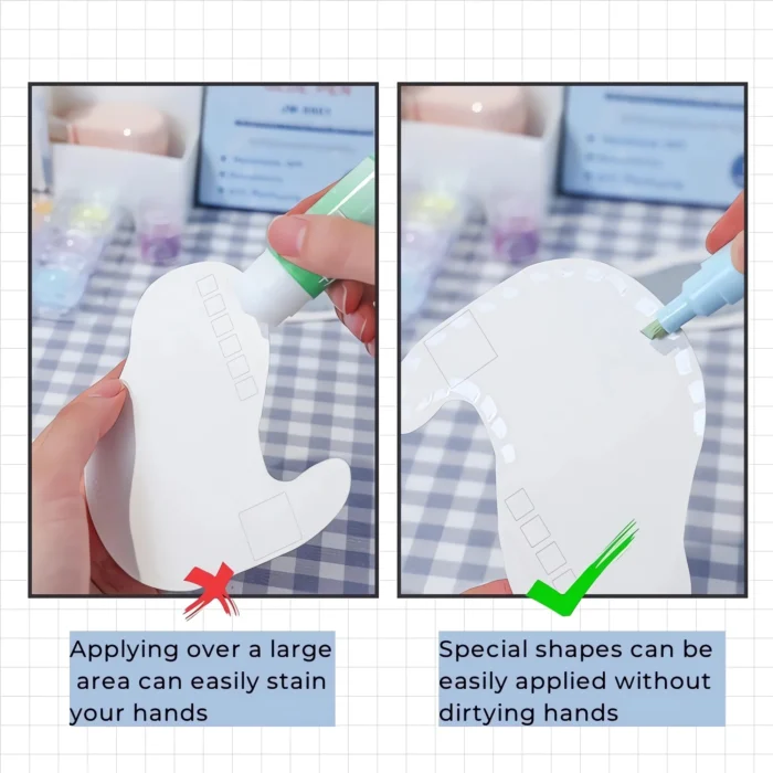 Handmade glue pen - knife-tip fiber-10 Handmade glue pen - knife-tip fiber-10