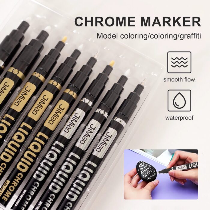 Liquid chrome metallic marker - model touch-up-02 Liquid chrome metallic marker - model touch-up-02