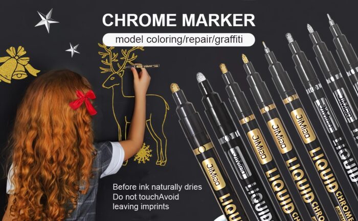 Liquid chrome metallic marker - model touch-up-04 Liquid chrome metallic marker - model touch-up-04