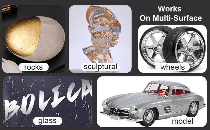 Liquid chrome metallic marker - model touch-up-09 Liquid chrome metallic marker - model touch-up-09