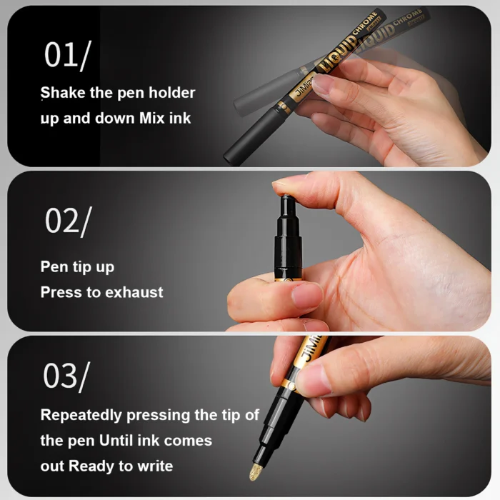 Liquid chrome mirror marker-05 Liquid chrome mirror marker-05