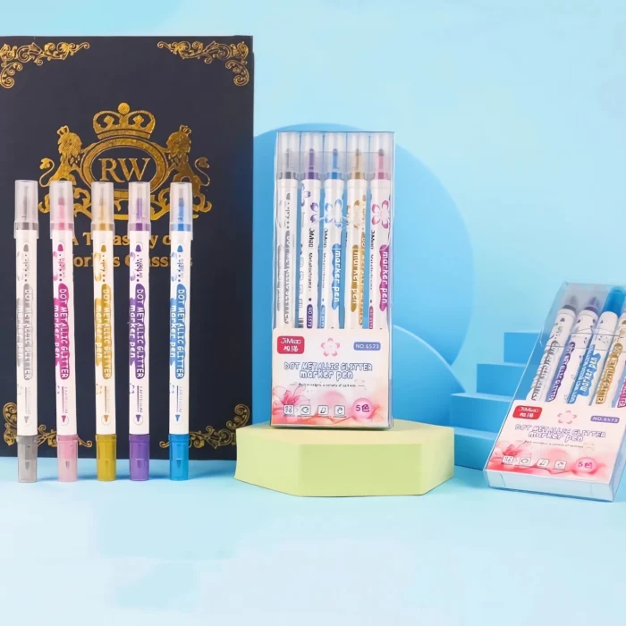 Metallic Doodle Markers Set-01