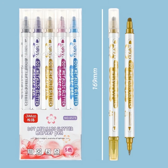 Metallic Doodle Markers Set-03 Metallic Doodle Markers Set-03