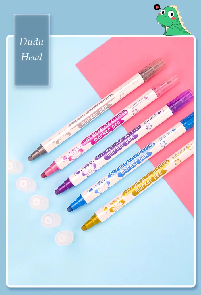 Metallic Doodle Markers Set-06 Metallic Doodle Markers Set-06