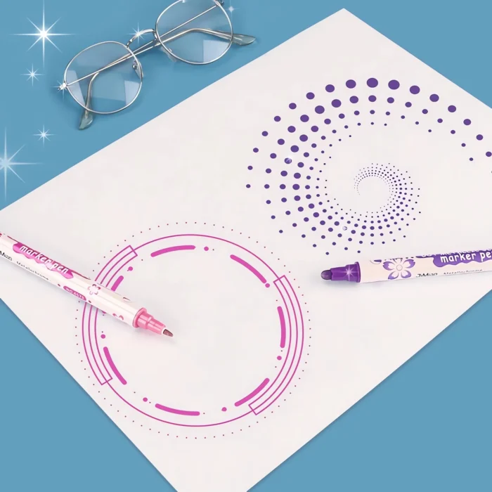 Metallic Doodle Markers Set-08 Metallic Doodle Markers Set-08