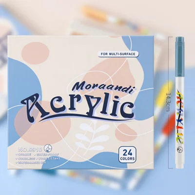 Morandi bullet-tip coloring markers-04