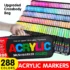 acrylic paint markers - brush tip - waterproof-06