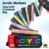 acrylic paint markers - brush tip - waterproof-07