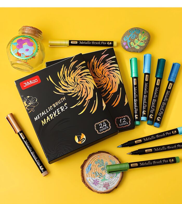 soft-head metallic brush marker pens-04 soft-head metallic brush marker pens-04