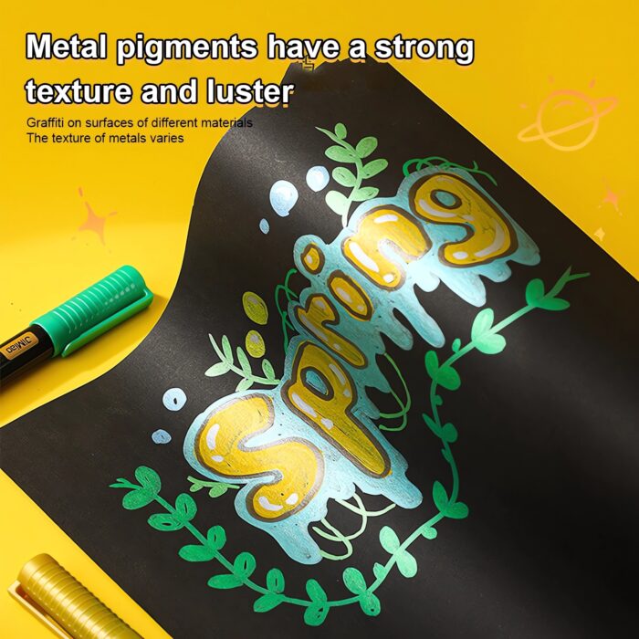 soft-head metallic brush marker pens-05 soft-head metallic brush marker pens-05