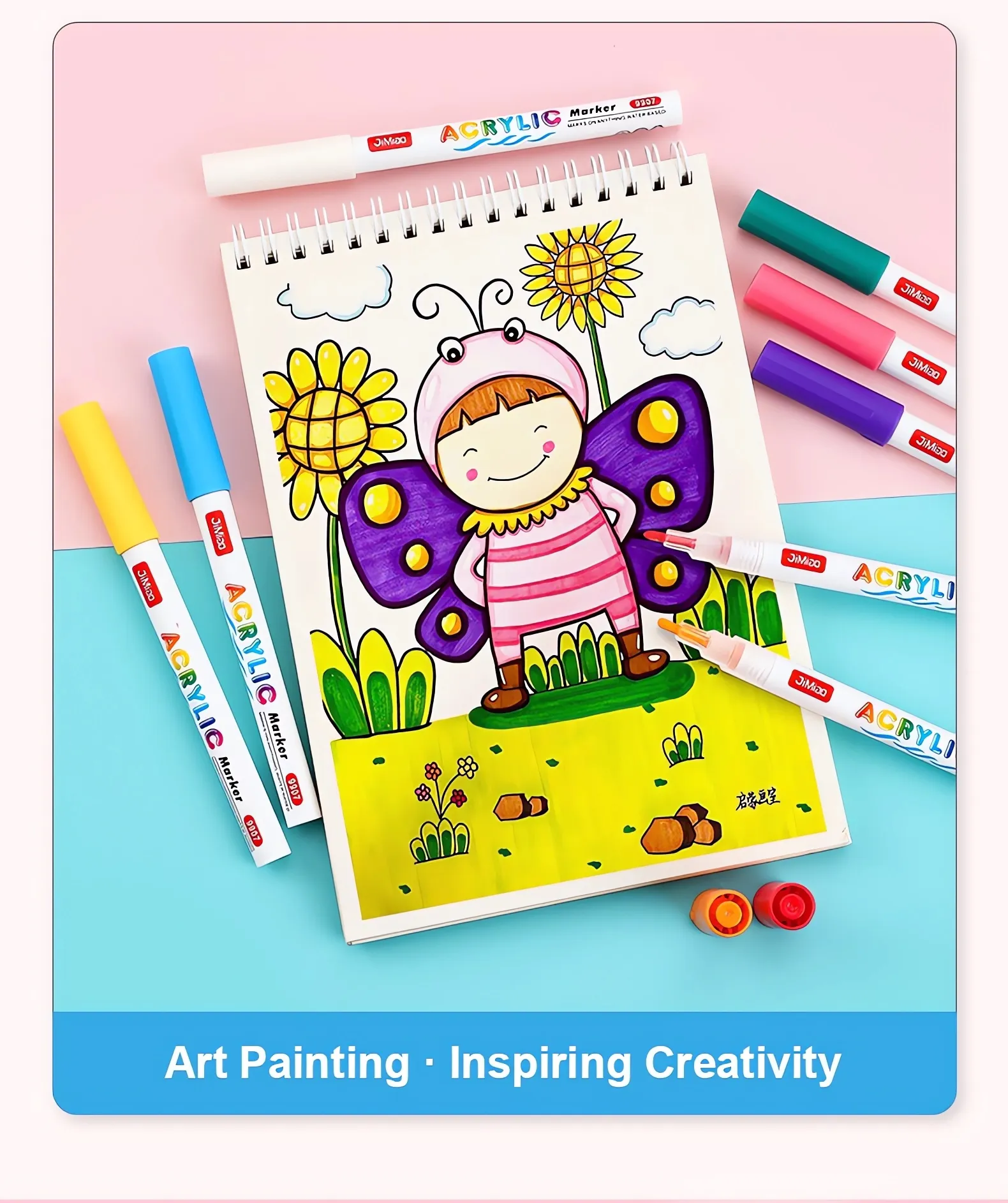 valve acrylic paint markers set-10