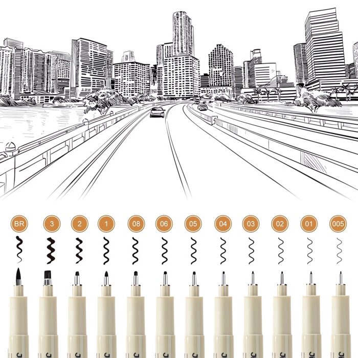 waterproof sketching needle pen set-03 waterproof sketching needle pen set-03