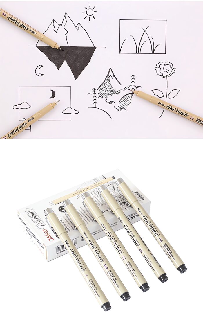 waterproof sketching needle pen set-06 waterproof sketching needle pen set-06