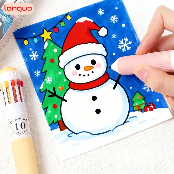 10-in-1 Multicolor Ballpoint Pen Set 0.8mm Fine-07 10-in-1 Multicolor Ballpoint Pen Set 0.8mm Fine-07