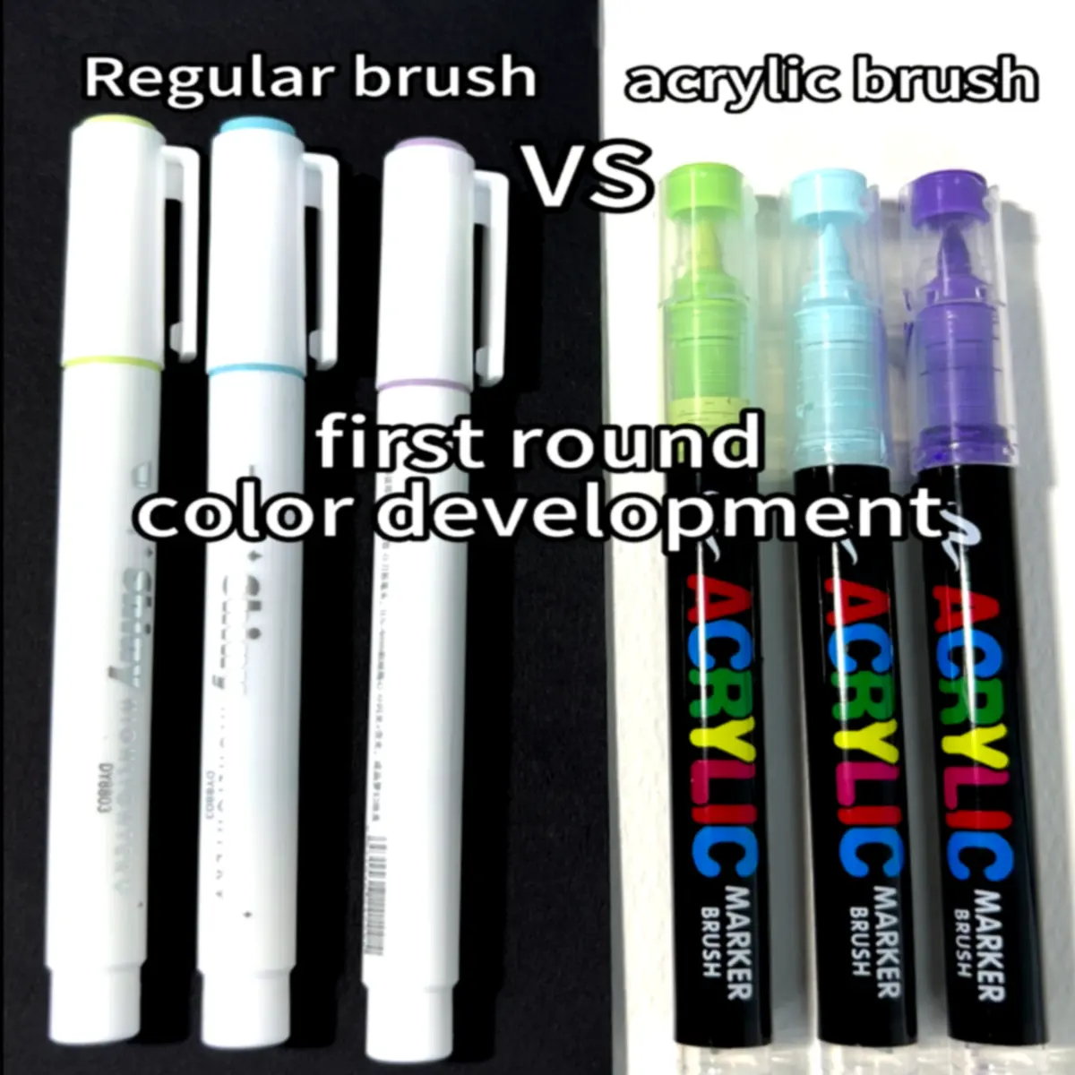 5Coverage and Color Saturation How GuangNa Acrylic Markers Outperform Regular Brushes
